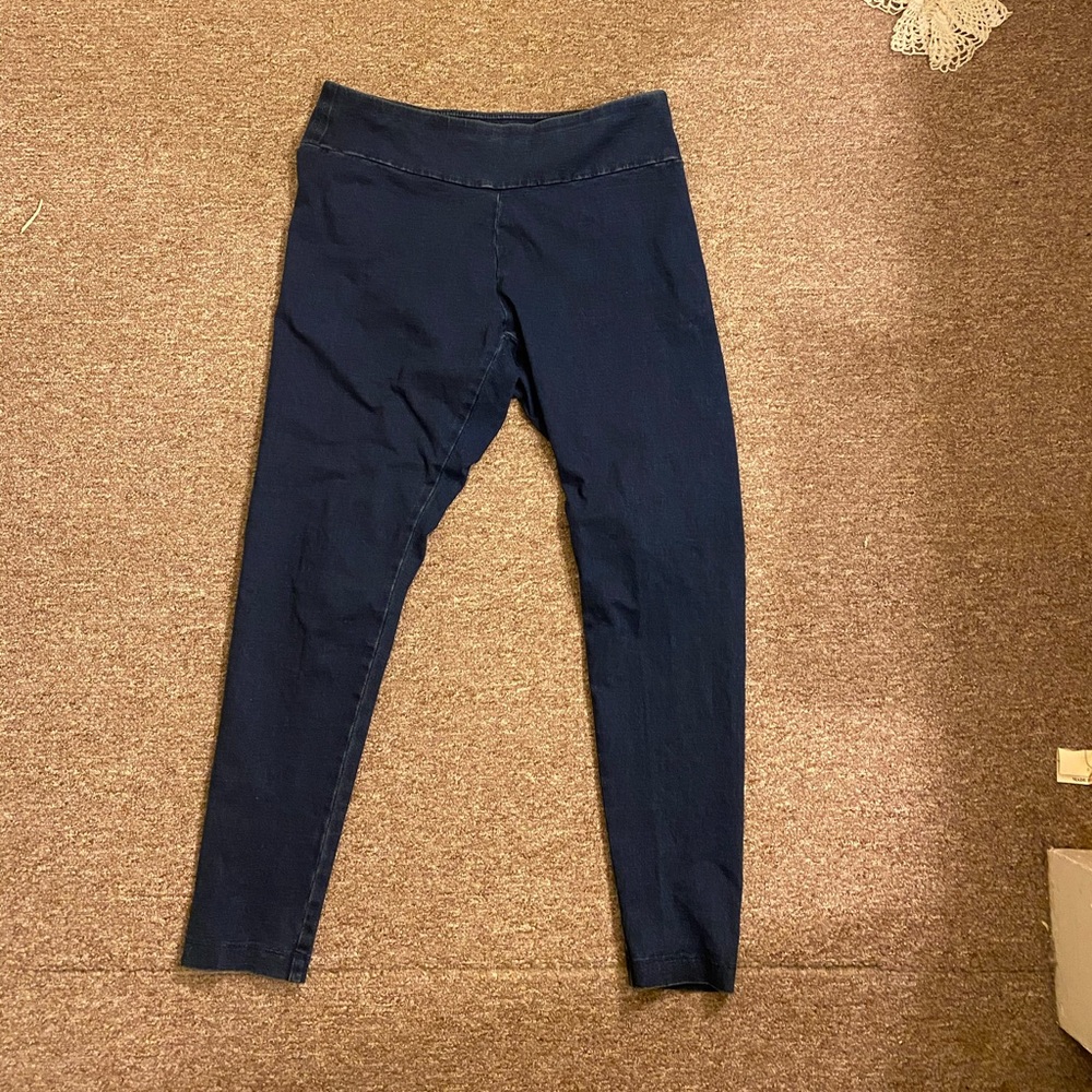 Blue jeggings